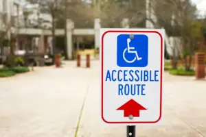 accessible route